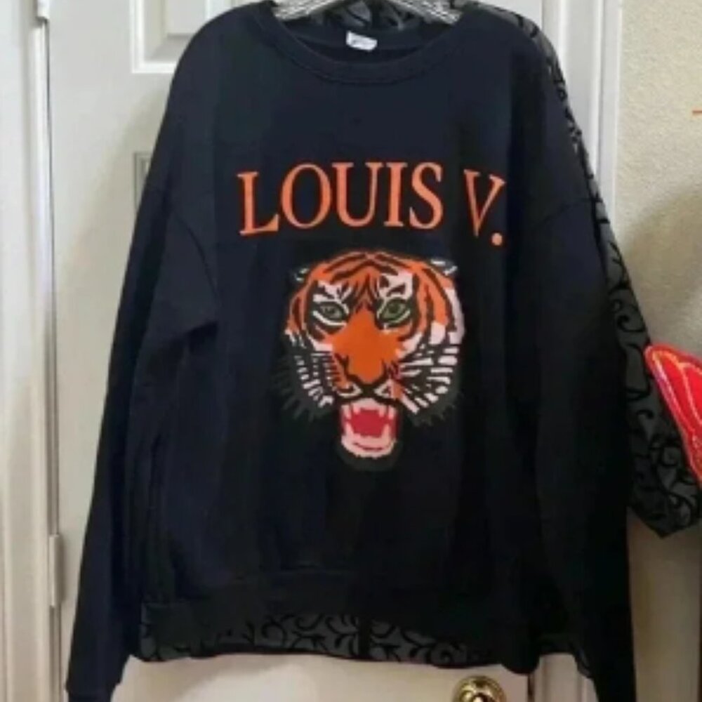 Chinatown Market Louis V Sweatshirt xl black tiger